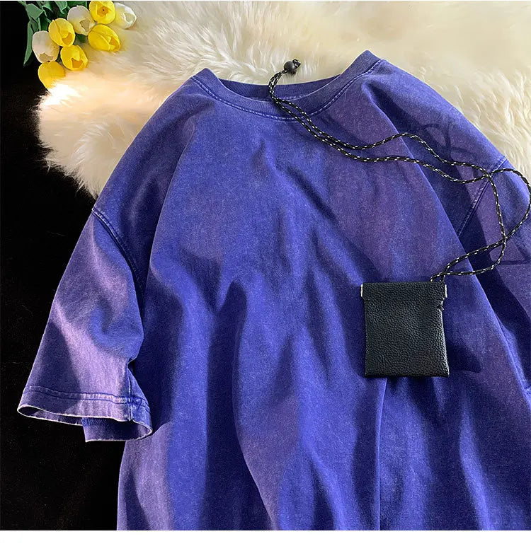 Oversized Acid-Washed Y2K Tee™