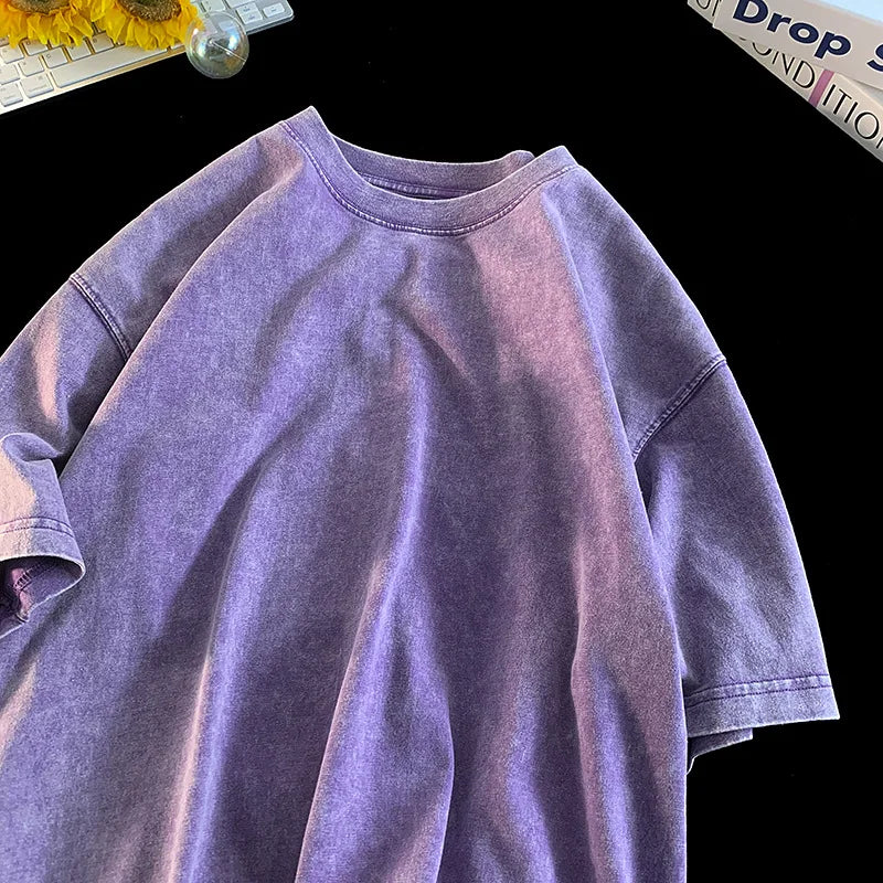 Oversized Acid-Washed Y2K Tee™