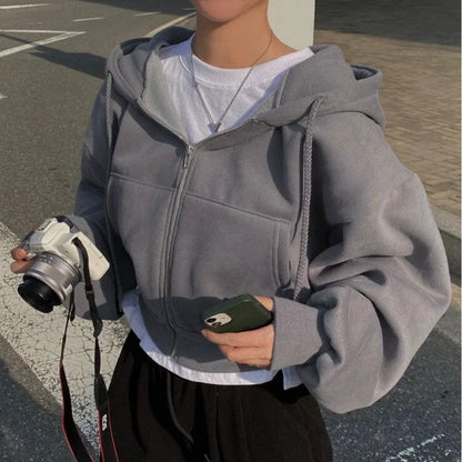 Chic Comfort Zip-Up Hoodie™