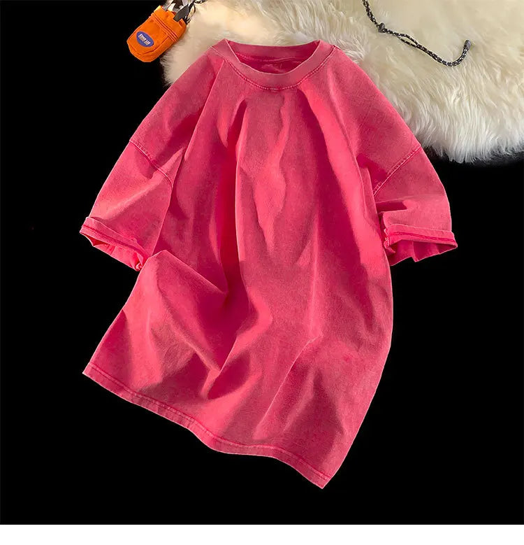 Oversized Acid-Washed Y2K Tee™