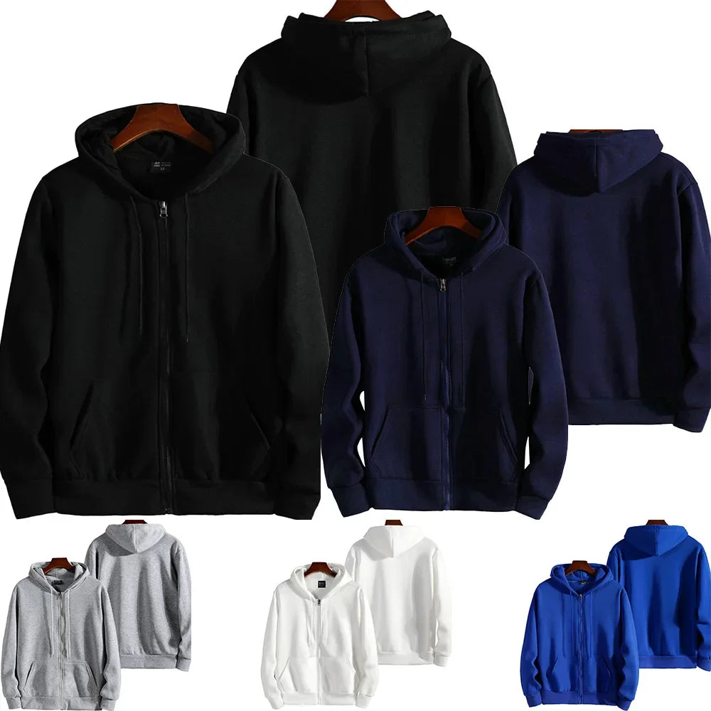 Stylish Versatile Zip Hoodie™