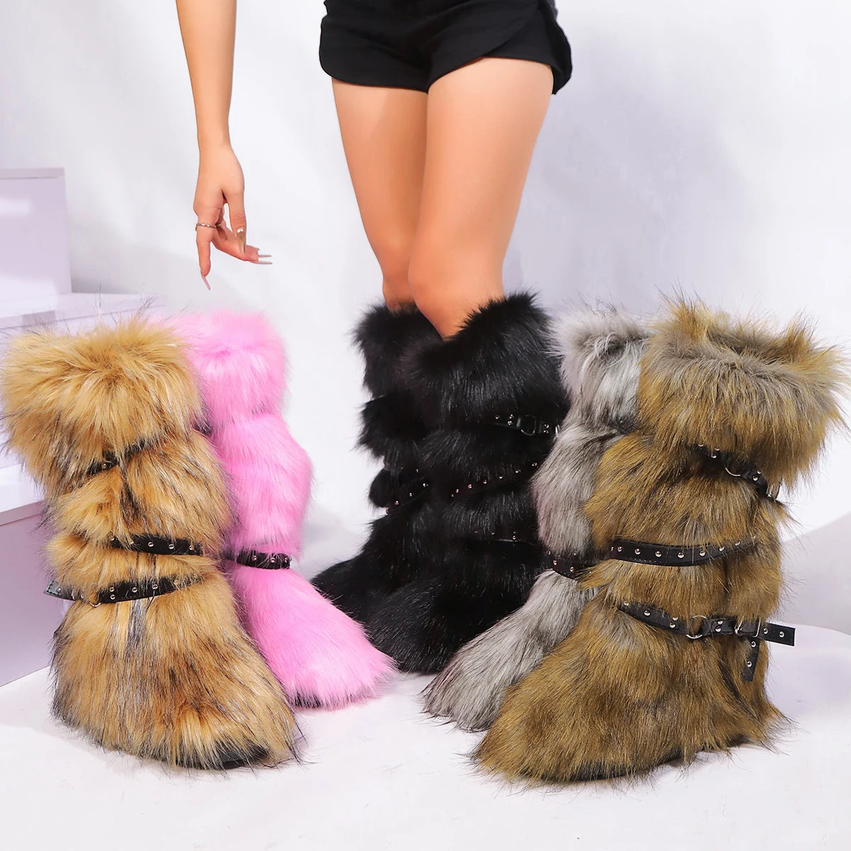 Chic Faux Fur Winter Boots™