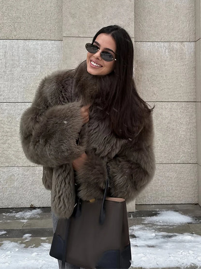 Elegant Faux Fur Short Jacket™