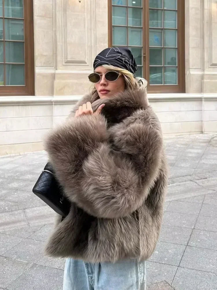 Elegant Faux Fur Short Jacket™