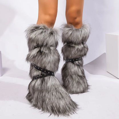 Chic Faux Fur Winter Boots™