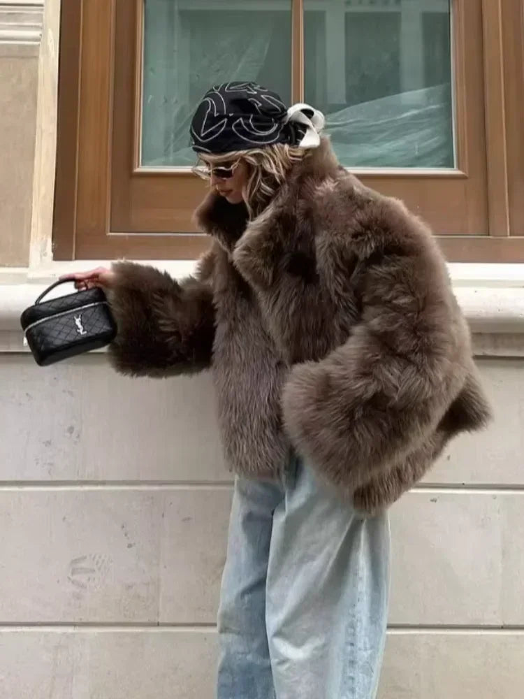 Elegant Faux Fur Short Jacket™