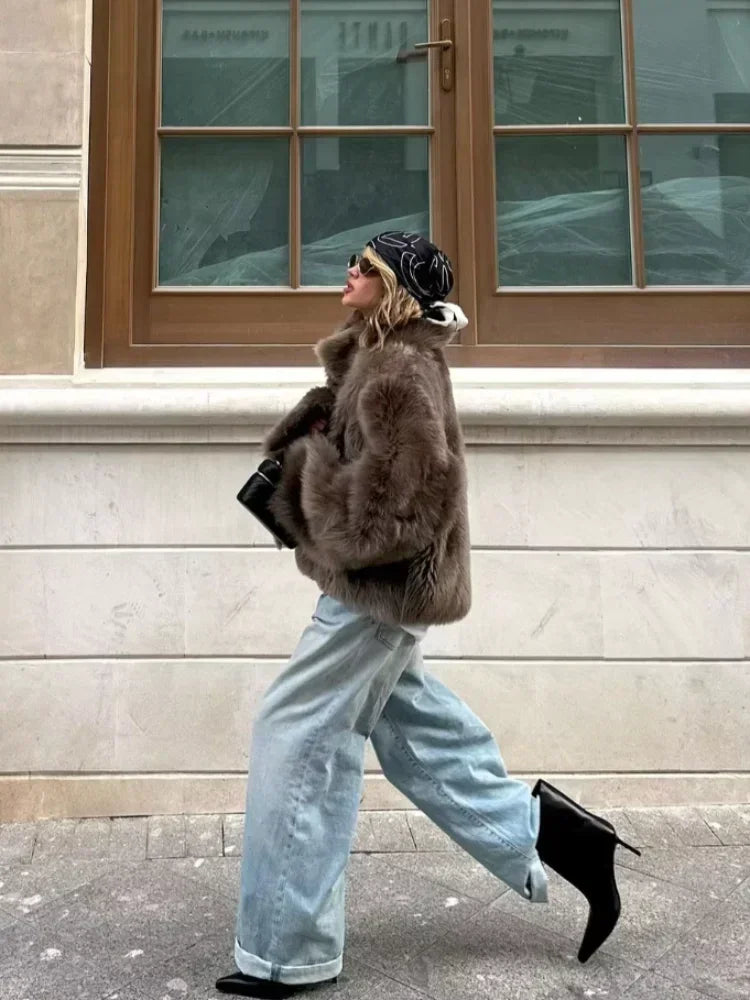 Elegant Faux Fur Short Jacket™