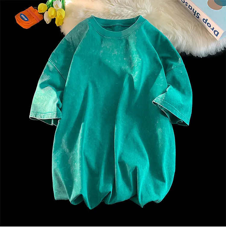 Oversized Acid-Washed Y2K Tee™