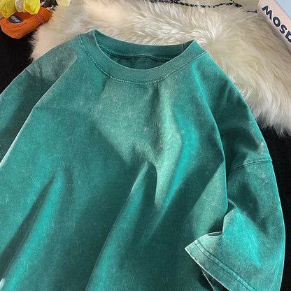 Oversized Acid-Washed Y2K Tee™