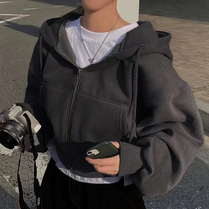 Chic Comfort Zip-Up Hoodie™