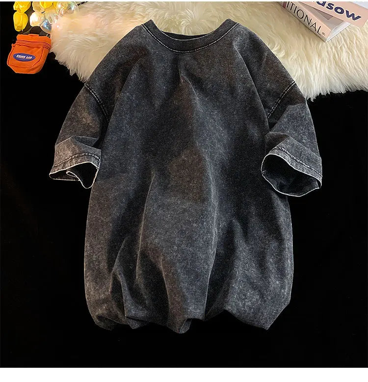 Oversized Acid-Washed Y2K Tee™