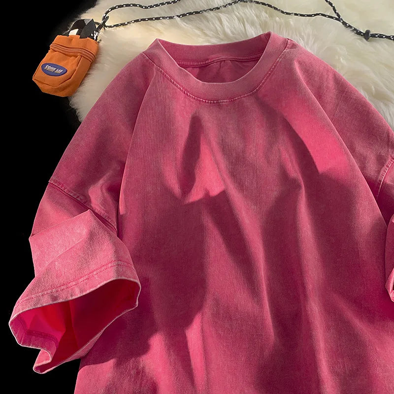 Oversized Acid-Washed Y2K Tee™