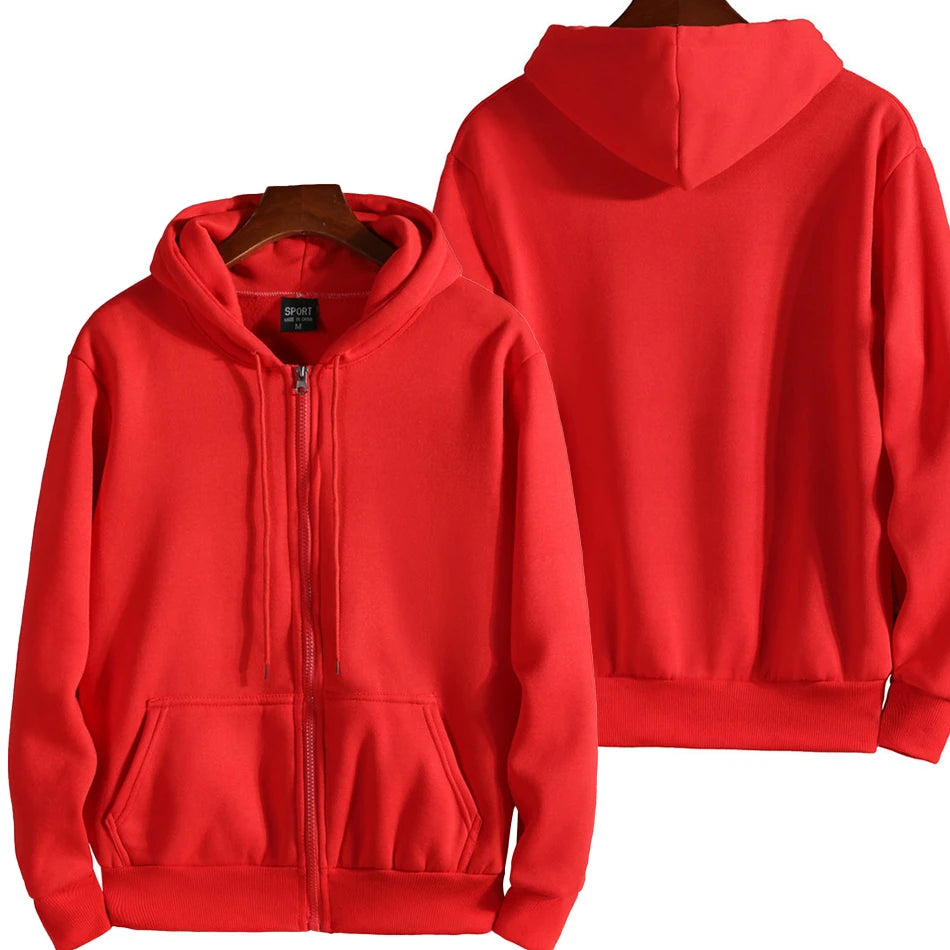 Stylish Versatile Zip Hoodie™