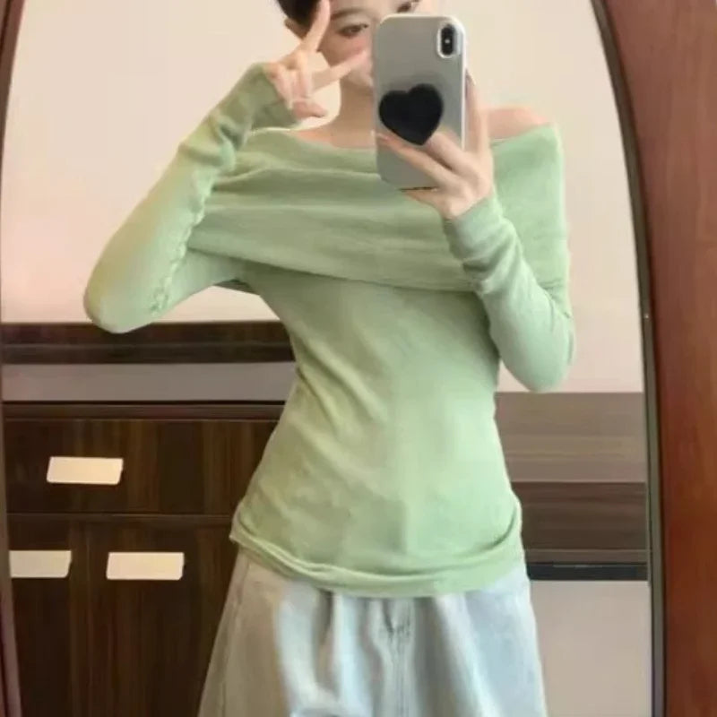 Chic Cozy Off-Shoulder Knit Pullover™