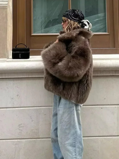 Elegant Faux Fur Short Jacket™